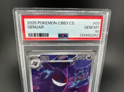 2025 POKEMON SIMPLIFIED CHINESE CBB3 C-GEM PACK VOL 3 #07 GENGAR PSA 10 - Image 4
