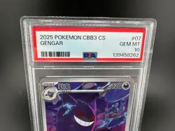 2025 POKEMON SIMPLIFIED CHINESE CBB3 C-GEM PACK VOL 3 #07 GENGAR PSA 10 - Image 5