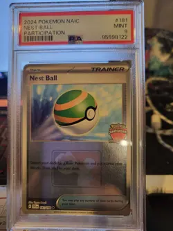 PSA 9 Pokemon NAIC North American International Championship Nest Ball Promo - Image 1