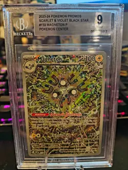 Magneton #159 Black Star Pokemon Center Promo BGS Mint 9 - Image 1