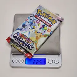 22.51g HEAVY! Prismatic Evolutions Pokemon Factory Sealed Booster Pack - Image 1