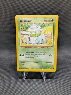Bulbasaur Base Set 44/102 Regular 1999-2000 WOTC Pokemon - Image 1