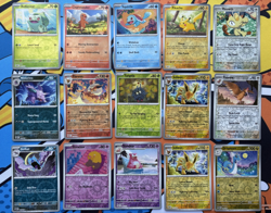 Pokemon TCG - Scarlet & Violet 151 - 15 Reverse Holo Lot - w/ Starters LP+ - Image 1