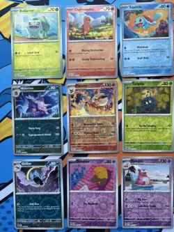 Pokemon TCG - Scarlet & Violet 151 - 15 Reverse Holo Lot - w/ Starters LP+ - Image 2