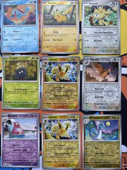 Pokemon TCG - Scarlet & Violet 151 - 15 Reverse Holo Lot - w/ Starters LP+ - Image 3