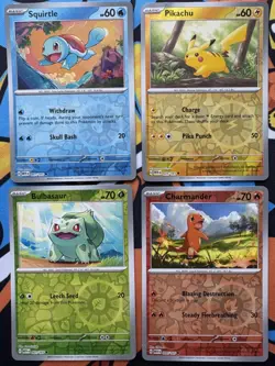Pokemon TCG - Scarlet & Violet 151 - 15 Reverse Holo Lot - w/ Starters LP+ - Image 5