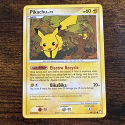 Pokemon 2007 Pikachu Diamond and Pearl Holo 94/123 Card - Image 1