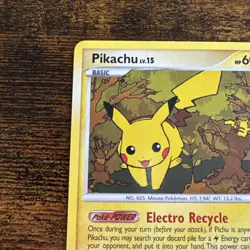 Pokemon 2007 Pikachu Diamond and Pearl Holo 94/123 Card - Image 3