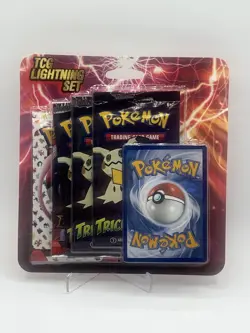 Pokemon TCG Lightning Set 6 Booster Packs w/1 Bonus Card 151/Destin RivalsPacks - Image 1