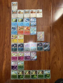 Pokemon TCG Chinese Gem Pack Vol 2 35 Cards With Some Rares Eeveelutions Reverse - Image 1