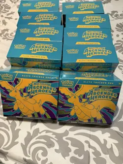 Pokemon Ascended Heroes Elite Trainer Box ETB LOT OF 10 - FAST SHIPPING - Image 1