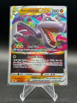 Aerodactyl VSTAR 093/196 Swsh11: Lost Origin Holo Pokemon TCG - Image 1