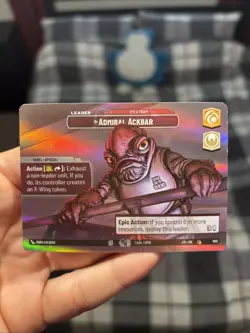 Star Wars Unlimited: Admiral Ackbar It's A Trap! Showcase Jump to Lightspeed JTL - Image 1