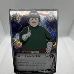Naruto CCG Poccha Lee Ninja Card 351 Holo Lightning English 2002 Vintage - Image 1