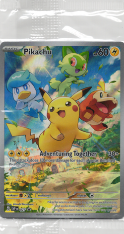 Pikachu Promo SV: Scarlet & Violet Promo Cards 027 - Image 1