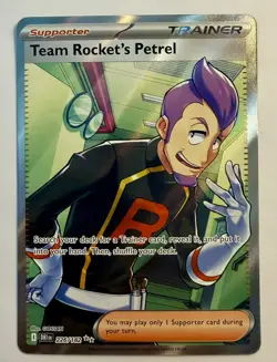 Pokemon Team Rockets Petrel Ultra Rare Card 226/182 Destined Rivals Series - Image 1