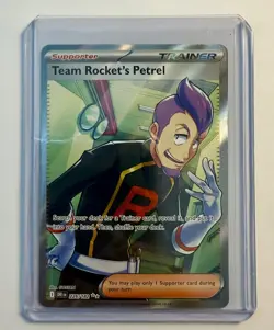 Pokemon Team Rockets Petrel Ultra Rare Card 226/182 Destined Rivals Series - Image 3