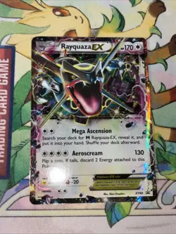 Shiny Rayquaza EX Pokemon card, XY Black Star Promo #XY69 (LP/NM) - Image 4