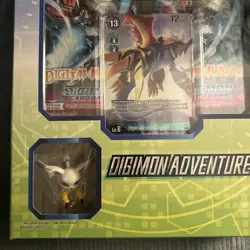 Digimon Card Game AB-01 ADVENTURE BOX #9 Mastemon Promo 4 Packs One Figure 811039036713 - Image 2