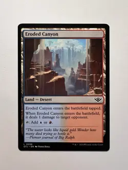 Eroded Canyon - MTG Outlaws of Thunder Junction - NM - Image 1