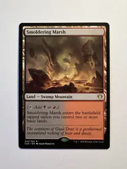 Smoldering Marsh - MTG Commander 2020 - NM - Image 1