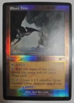 mtg magic sliver hive FOIL dci promo retro ENGLISH essaim de slivoides slivoides - Image 1