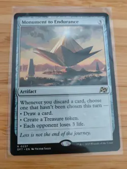 MTG Monument to Endurance 0237 Aetherdrift M/NM Free UK P&P - Image 1