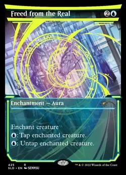 1x Freed from the Real (425) - Neon Ink Foil Light Play MTG Magic - Kid Icarus - - Image 1