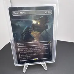 Magic: The Gathering Don't Move Rare White Sorcery Rex Jurassic R 0001 Inkognit - Image 1