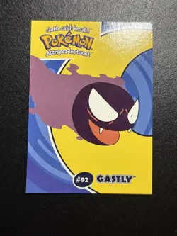 Gastly DANONE Vintage 2000 Pokemon Stadium NM Card 11/40 #92 Catch Em All - Image 1