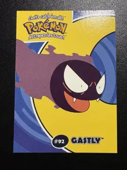 Gastly DANONE Vintage 2000 Pokemon Stadium NM Card 11/40 #92 Catch Em All - Image 2