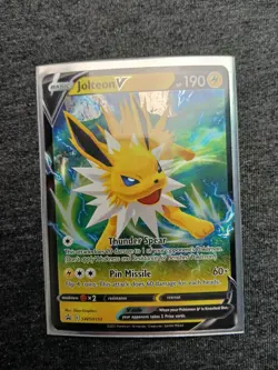 Pokemon TCG Jolteon V SWSH151 Sword & Shield Holo Black Star Promo NM - Image 4