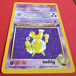 Hypno 23/62 1st Edition Fossil Rare Pokemon WOTC 1999 NM - Image 5