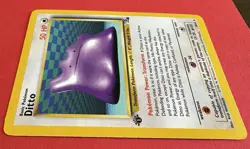 Ditto 18/62 1st Edition Fossil Rare Pokemon WOTC 1999 NM - Image 4