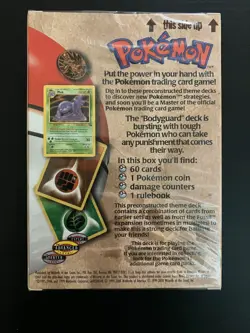 Pokemon BODYGUARD Theme Deck WOTC FACTORY SEALED 1999 Fossil 742818060738 - Image 2