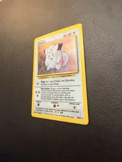 Pokemon TCG Clefairy Base Set Holo Unlimited Rare - Image 3