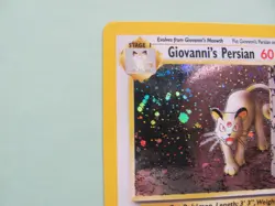 Pokemon TCG Giovanni's Persian 8/132 Gym Challenge Holo Rare - Image 3