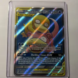Pokemon TCG Slowpoke & Psyduck GX 217/236 Ultra Rare Full Art Holo Unified Minds - Image 1
