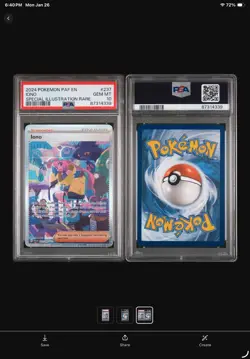Iono Special Illustration Rare PSA 10 Pokemon S&V: Paldean Fates - Image 3