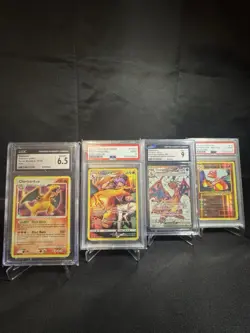 3x GRADED 9’s 1x 6.5 PSA & CGC Pokemon 3 Charizards 1 Charmeleon Pokemon TCG - Image 1