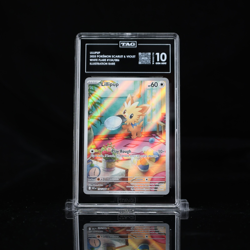 Pokemon TCG Lillipup 154/086 Sv White Flare Illustration Rare IR Tag 10 Gem Mint - Image 1
