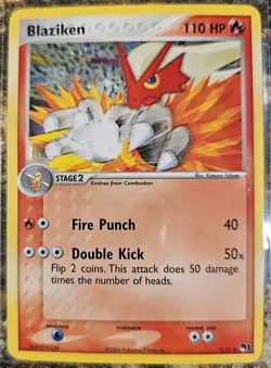 Pokemon 2006 POP Series 1 Blaziken Holo 1 LP - Image 1