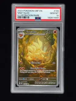 Ninetales 199 Pokemon Obsidian Flames PSA 10 🔥🔥🔥 - Image 1