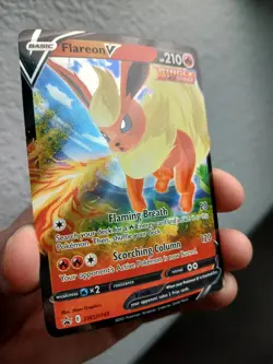 Pokemon TCG Flareon V SWSH149 Sword & Shield Holo Black Star Promo NM - Image 3
