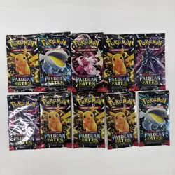 PALDEAN FATES Pokemon Booster Pack Lot / Bundle New Sealed TCG 10 PACKS !!! - Image 1