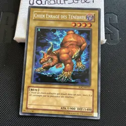 Carte Yu-Gi-Oh! IOC-FR057 Chien Enrage des Tenebres (Rare) 1996 - Image 2