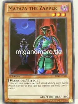 Yu-Gi-Oh - 1x Mataza the Zapper - BP02 - War of the Giants engl - Image 1