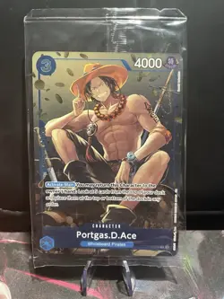 One Piece TCG: Portgas D. Ace P-074 Promo Tin Pack Set Vol. 2 Sealed English - Image 1
