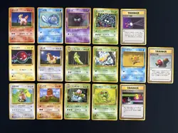 Pokemon TCG Japanese Base Set Bundle WOTC Vintage - [16 x Cards] Near Mint+/Mint - Image 1
