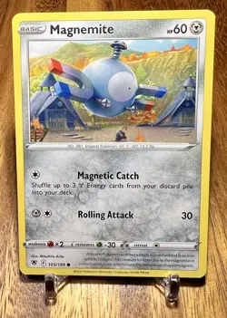 Magnemite 105/189 Non Holo Astral Radiance Pokemon Card NM - Image 1